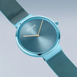 Classic | polished/brushed blue | 14539-388