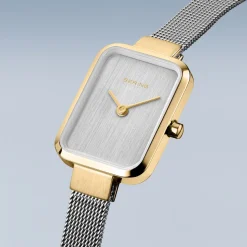 Petite Square | polished/brushed gold | 14520-010