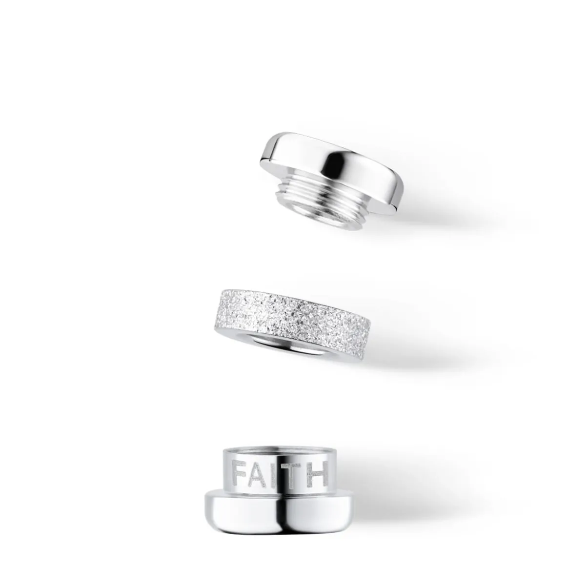 Sale | polished silver | Faith-1