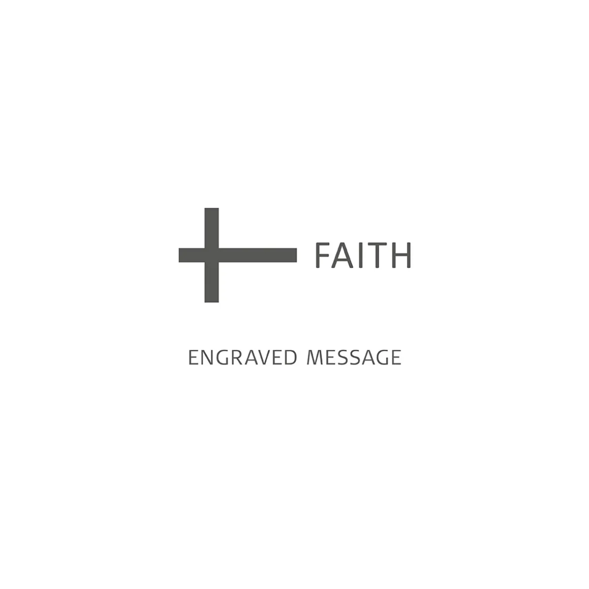 Sale | polished silver | Faith-1