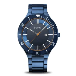 Solar | polished/brushed blue | 14443-797
