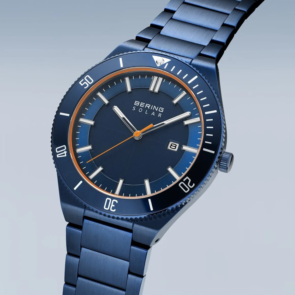 Solar | polished/brushed blue | 14443-797