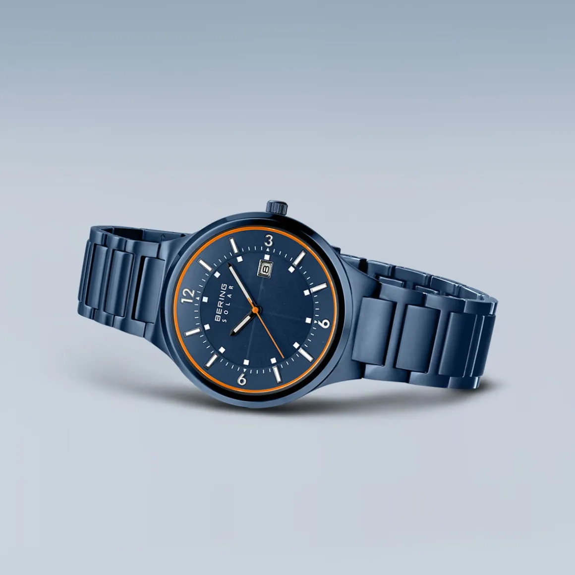 Solar | polished/brushed blue | 14442-797