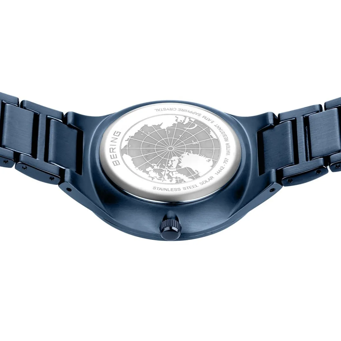 Solar | polished/brushed blue | 14442-797