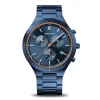 Titan Chrono | brushed blue | 11743-797