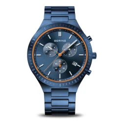 Titan Chrono | brushed blue | 11743-797