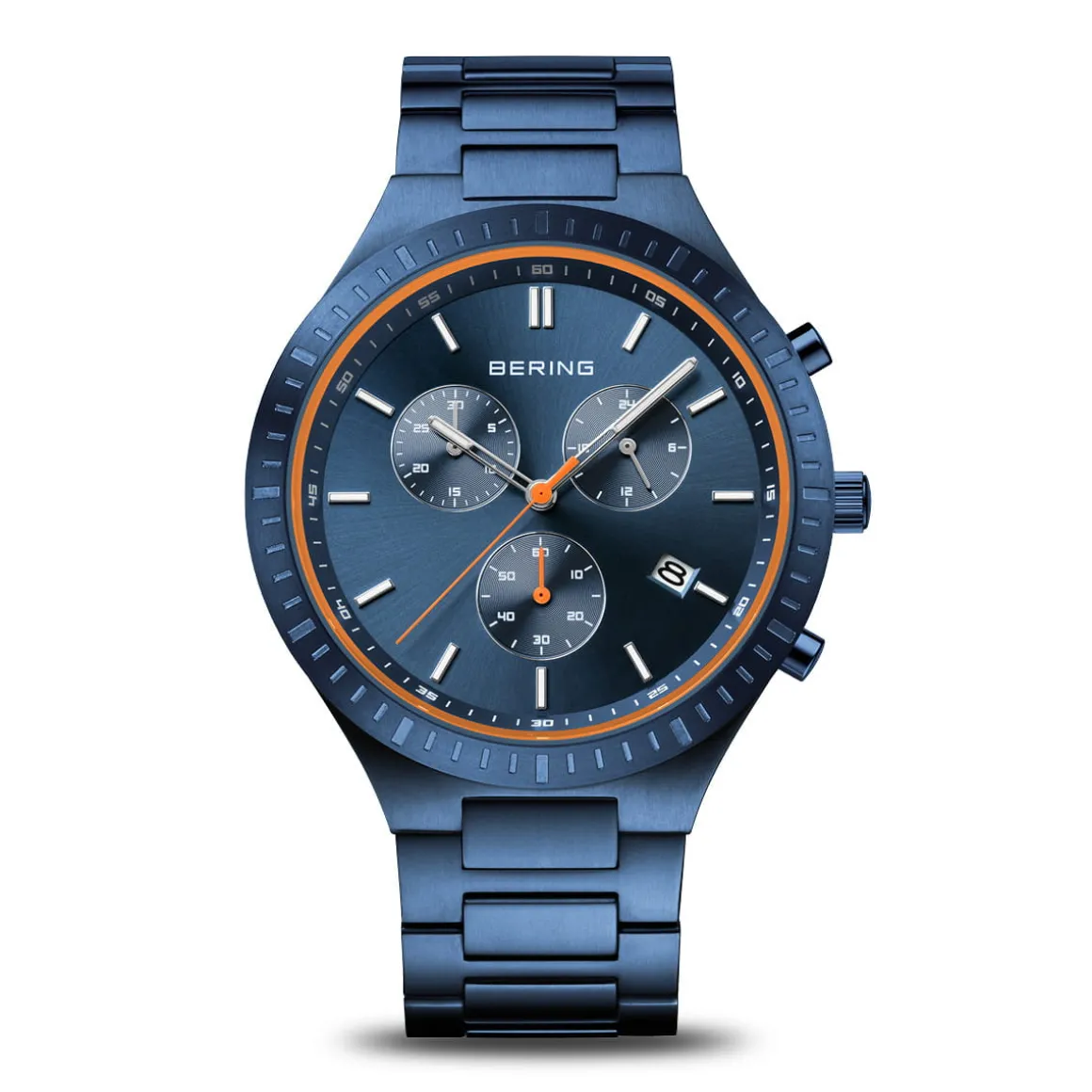 Titan Chrono | brushed blue | 11743-797