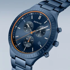 Titan Chrono | brushed blue | 11743-797