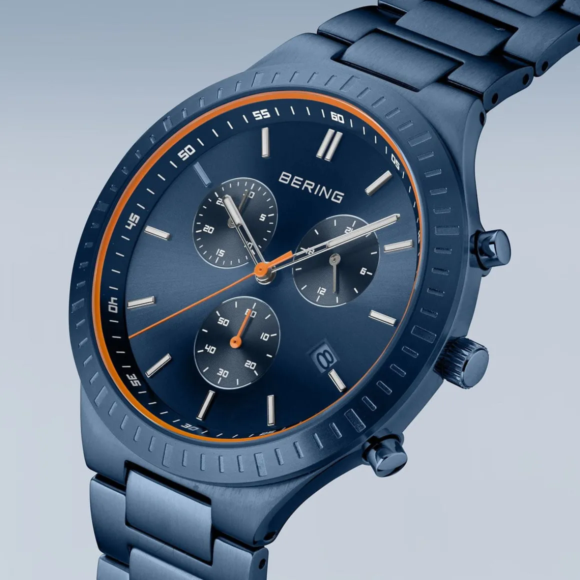 Titan Chrono | brushed blue | 11743-797