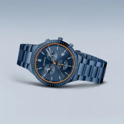 Titan Chrono | brushed blue | 11743-797