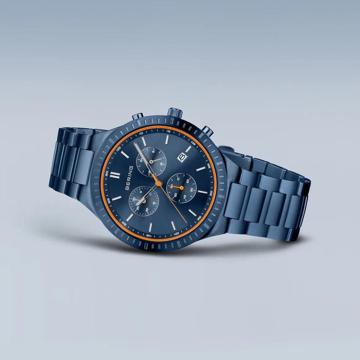 Titan Chrono | brushed blue | 11743-797