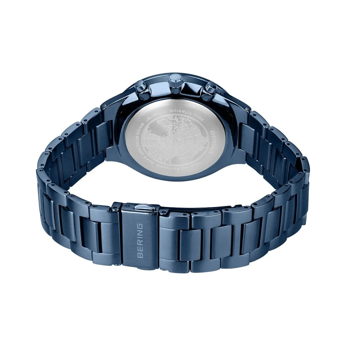 Titan Chrono | brushed blue | 11743-797