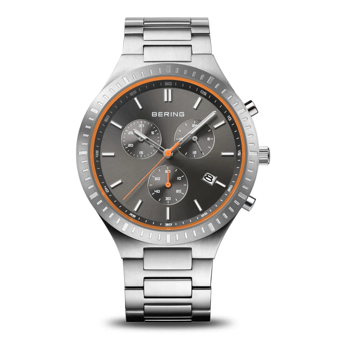 Titan Chrono | brushed silver | 11743-709