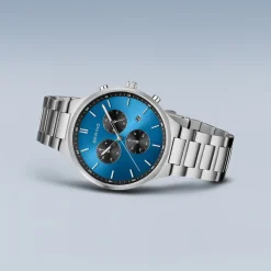 Titan Chrono | brushed silver | 11743-707
