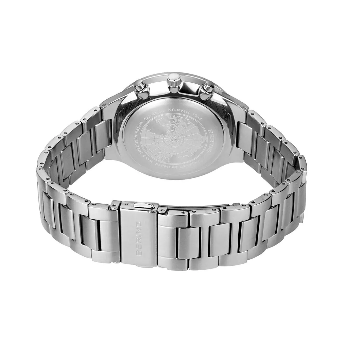 Titan Chrono | brushed silver | 11743-709