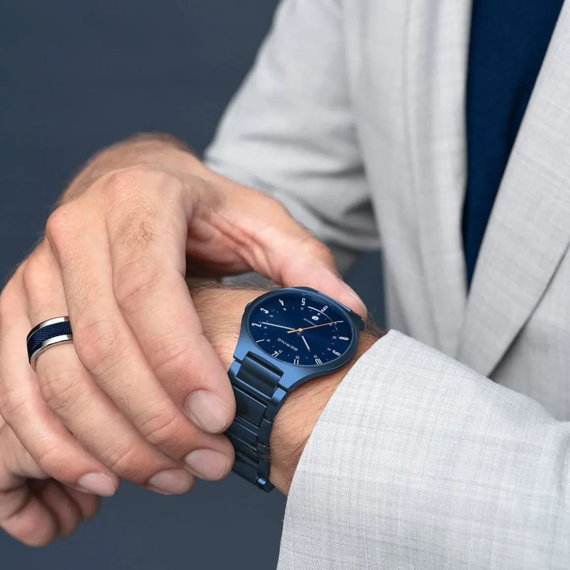 Titanium | mat blue | 11739-797