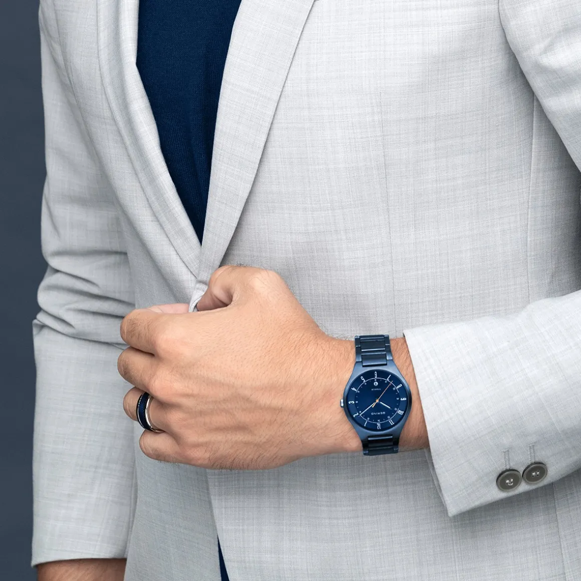 Titanium | mat blue | 11739-797