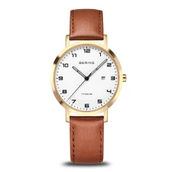 Titanium | polished/brushed gold | 18634-534