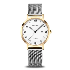 Titanium | polished/brushed gold | 18634-010