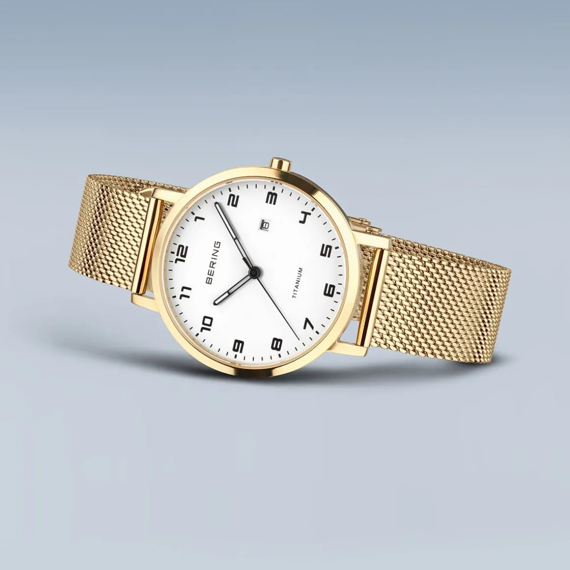 Titanium | polished/brushed gold | 18634-334