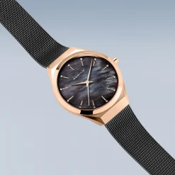 Ultra Slim | polished/brushed rose gold | 18729-166